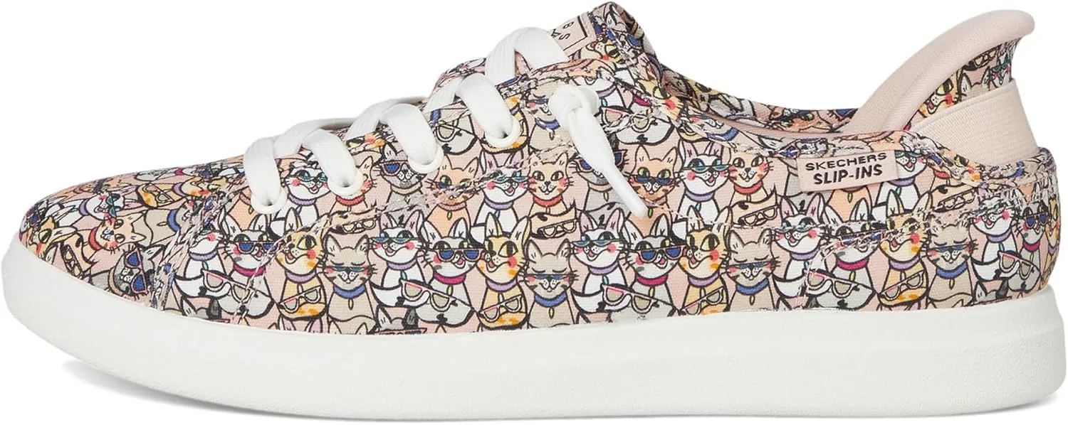 Skechers Women's Bobs D'vine-Kitty Cool Hands Free Slip-ins Sneaker