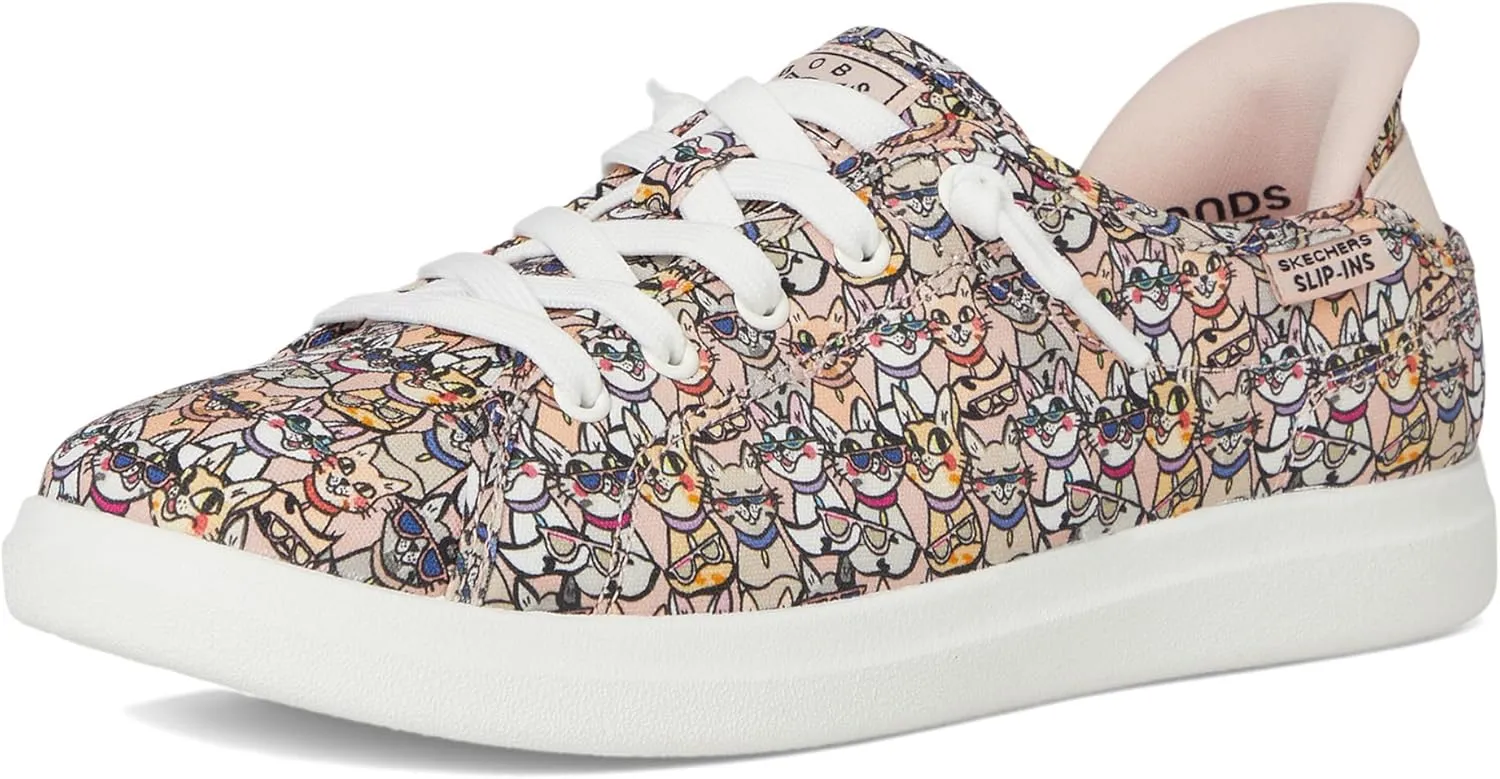 Skechers Women's Bobs D'vine-Kitty Cool Hands Free Slip-ins Sneaker