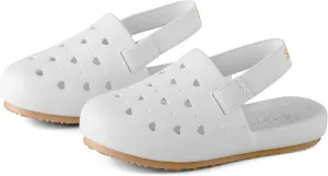 Slingers Juvenile Kids Water Shoe Mule Slingback - Girls Pool Slide/Washable Sandal Flats.