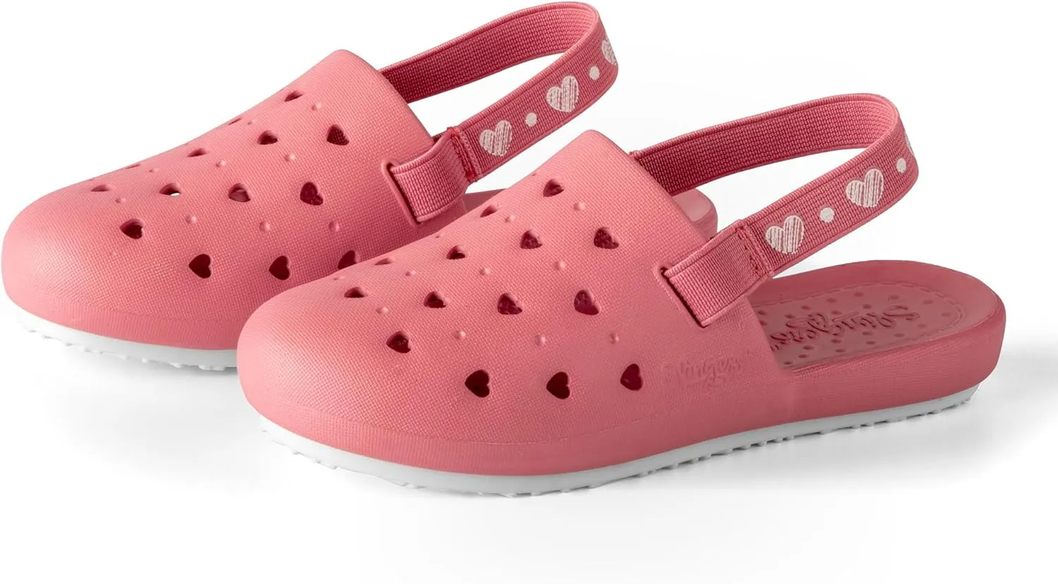 Slingers Juvenile Kids Water Shoe Mule Slingback - Girls Pool Slide/Washable Sandal Flats.