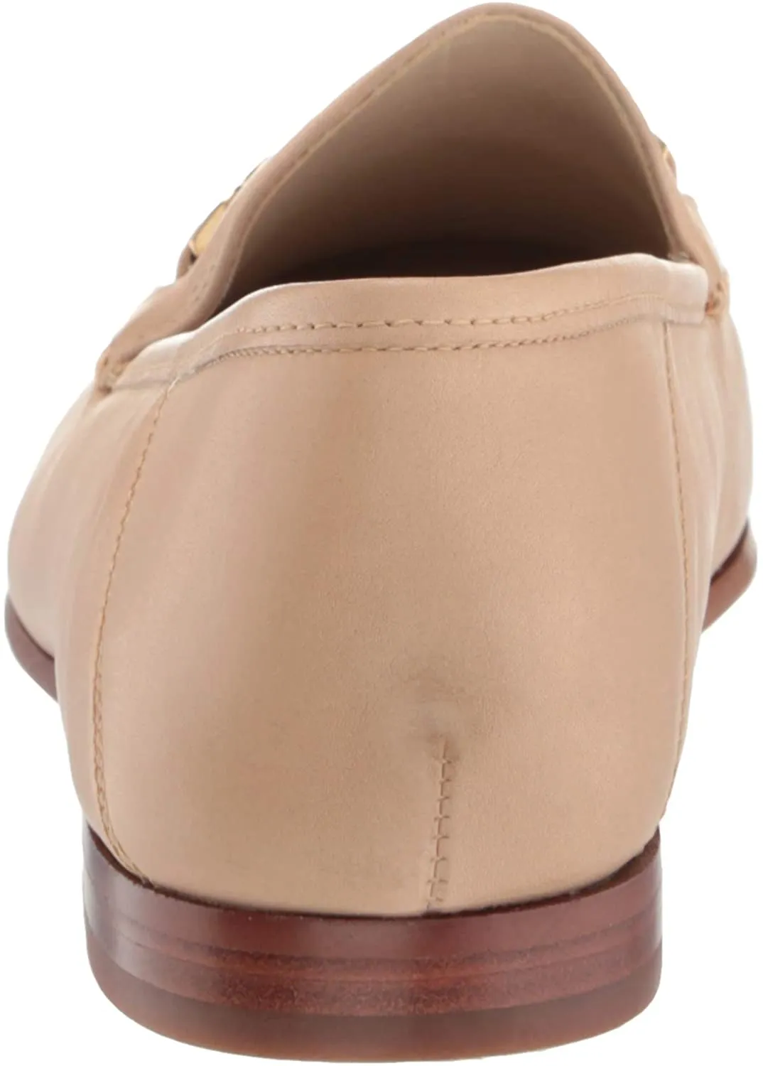 Slip Edelman Discount coupons Classic Loraine Leather Beige Sam Almond Loafers Toe Soft On Discounted rates
