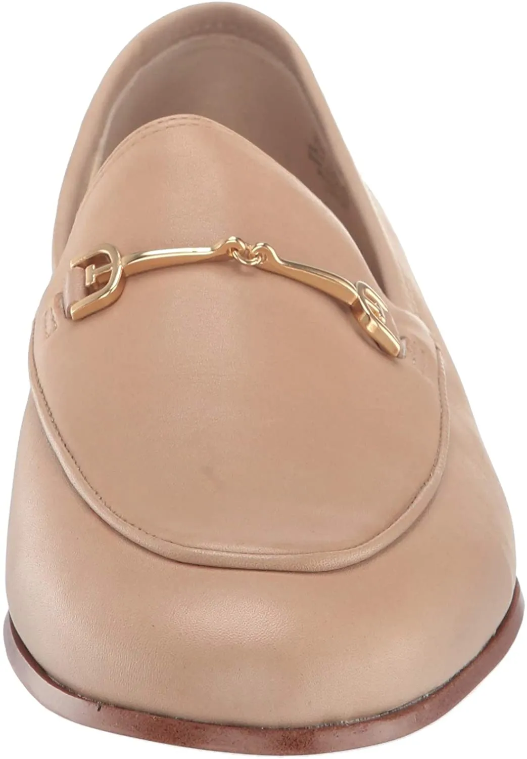 Slip Edelman Discount coupons Classic Loraine Leather Beige Sam Almond Loafers Toe Soft On Discounted rates