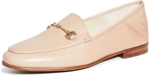 Slip Edelman Discount coupons Classic Loraine Leather Beige Sam Almond Loafers Toe Soft On Discounted rates