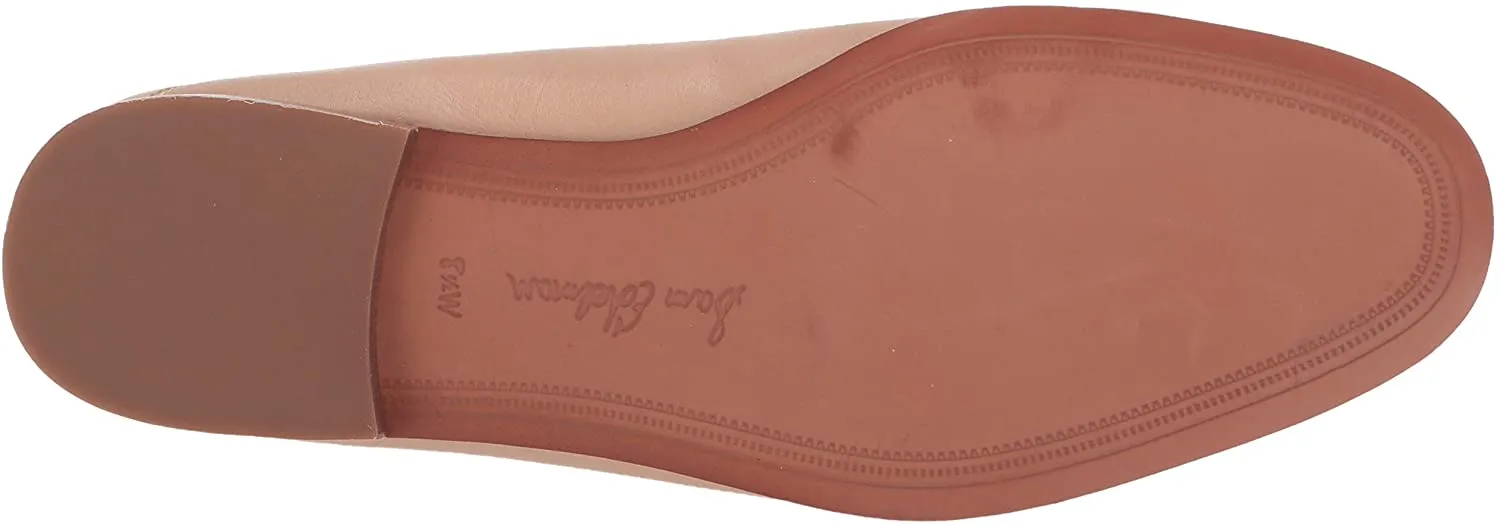 Slip Edelman Discount coupons Classic Loraine Leather Beige Sam Almond Loafers Toe Soft On Discounted rates