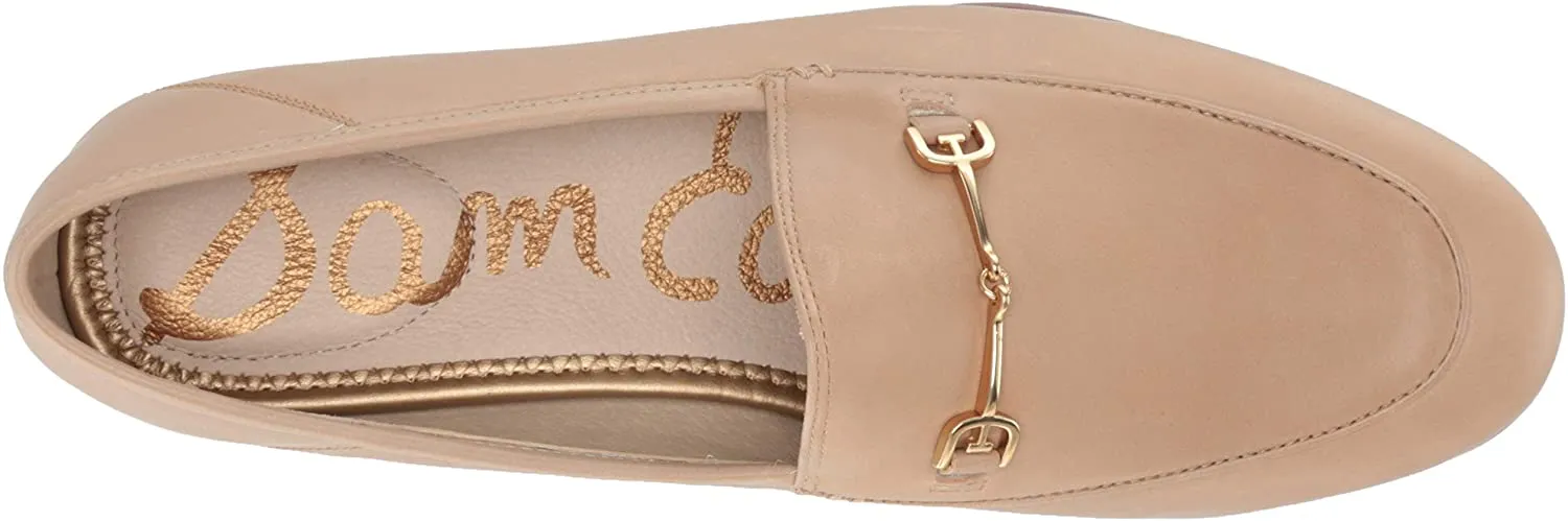 Slip Edelman Discount coupons Classic Loraine Leather Beige Sam Almond Loafers Toe Soft On Discounted rates