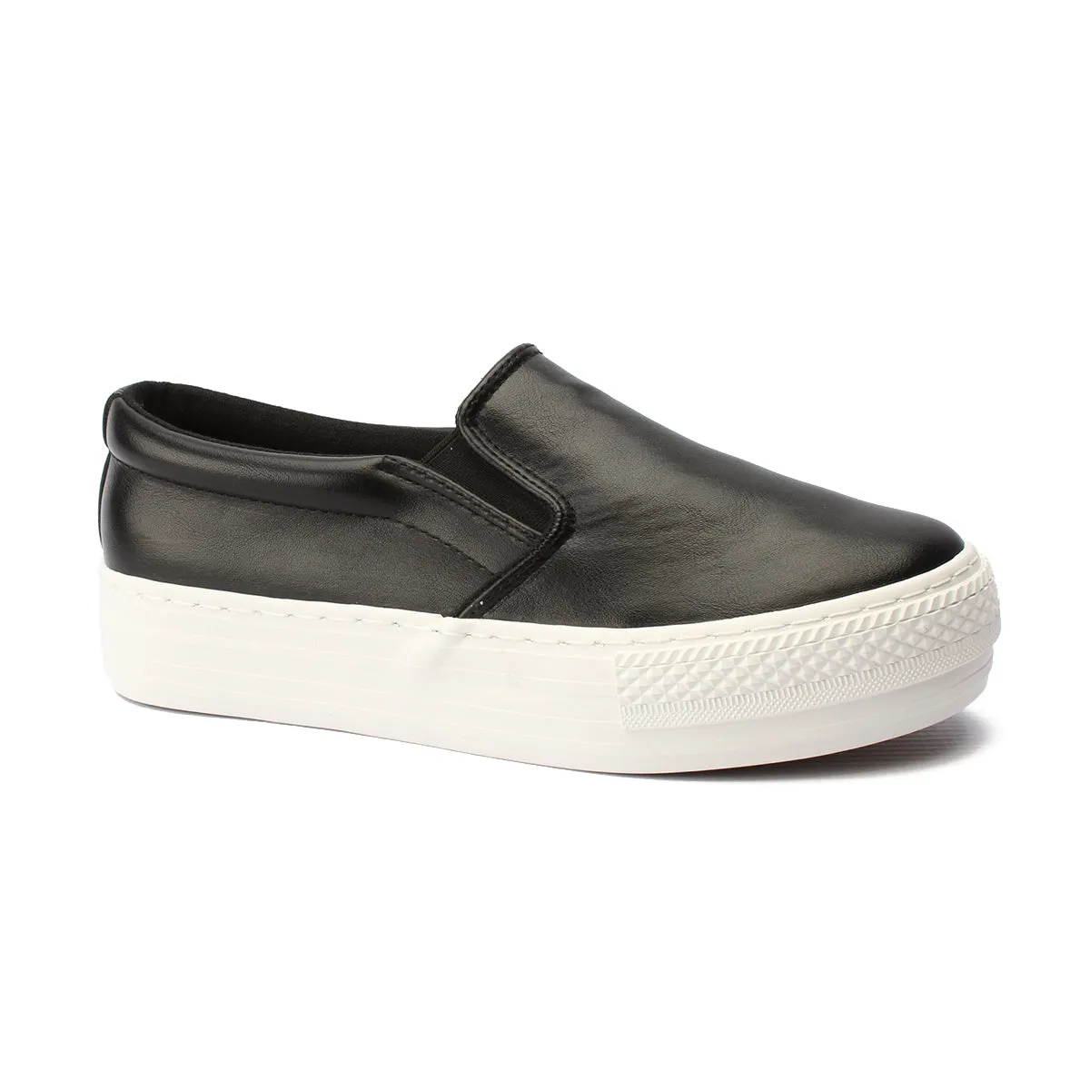 Slip On Platforms | Black