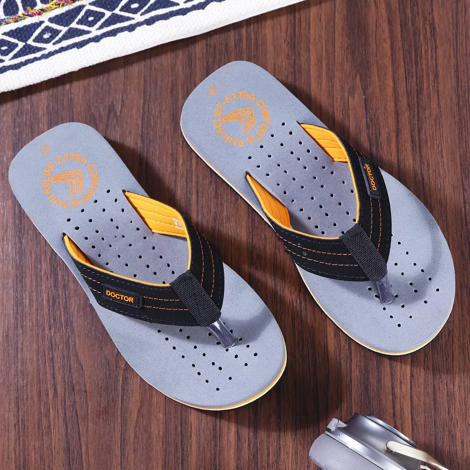 Slipper Care Orthopaedic and Diabetic Comfort Doctor Slipper, Flip-Flop, Cushion, Slides and House Slipper for Men's and boys ULTRA SOFT D-28
