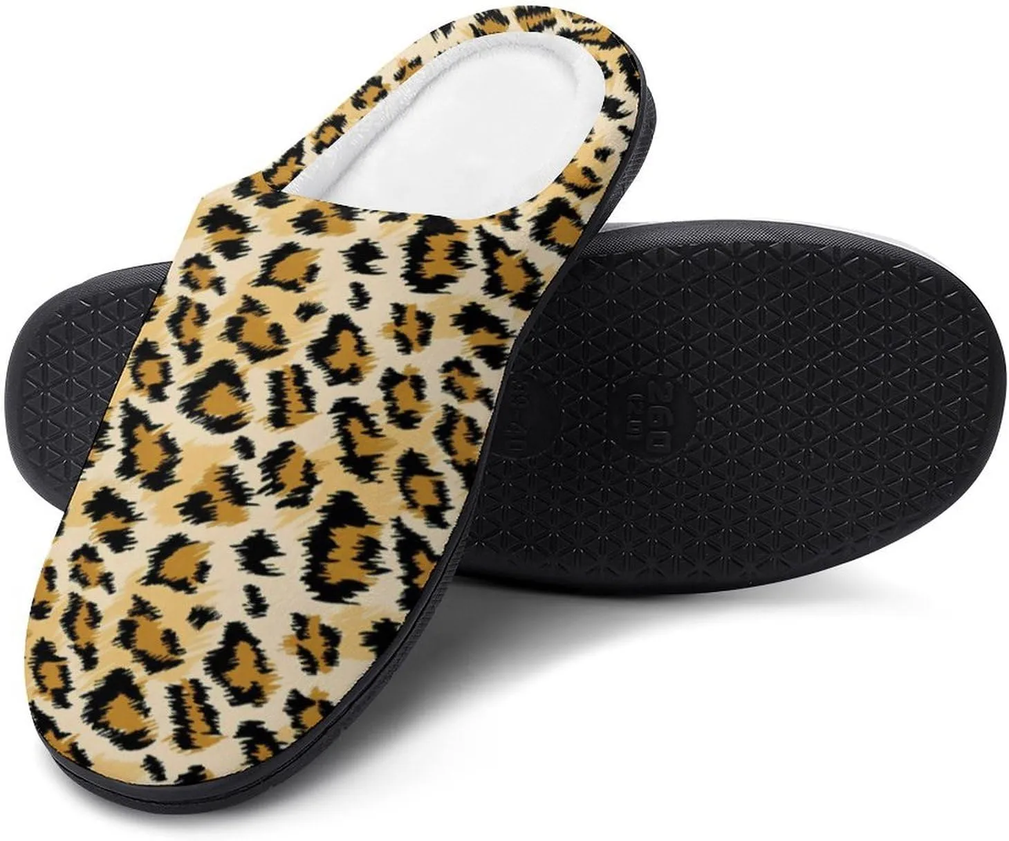 Sloth Happy Halloween Slippers For Women Men Memory Foam Cotton House Clog Slippers Comfy Slip-On Shoes Indoor Outdoor