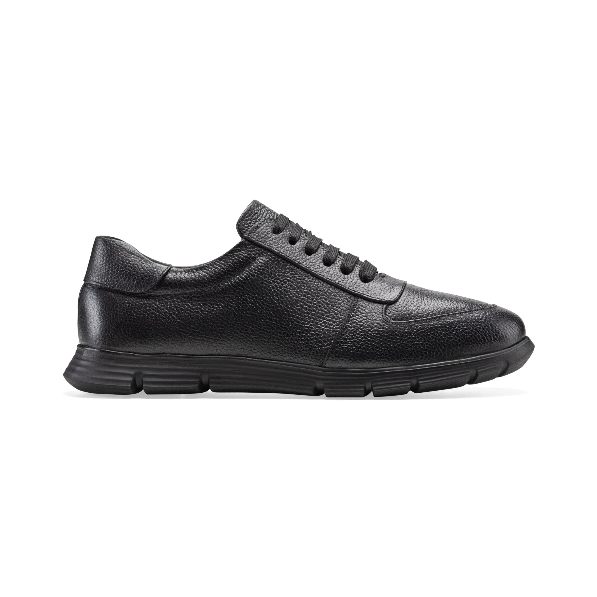Sneaker | brushed calf leather -Black