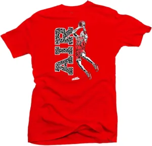 SNELOS Shirt to Match Jordan Retro 3" Red Cement 2020 Sneaker Tees