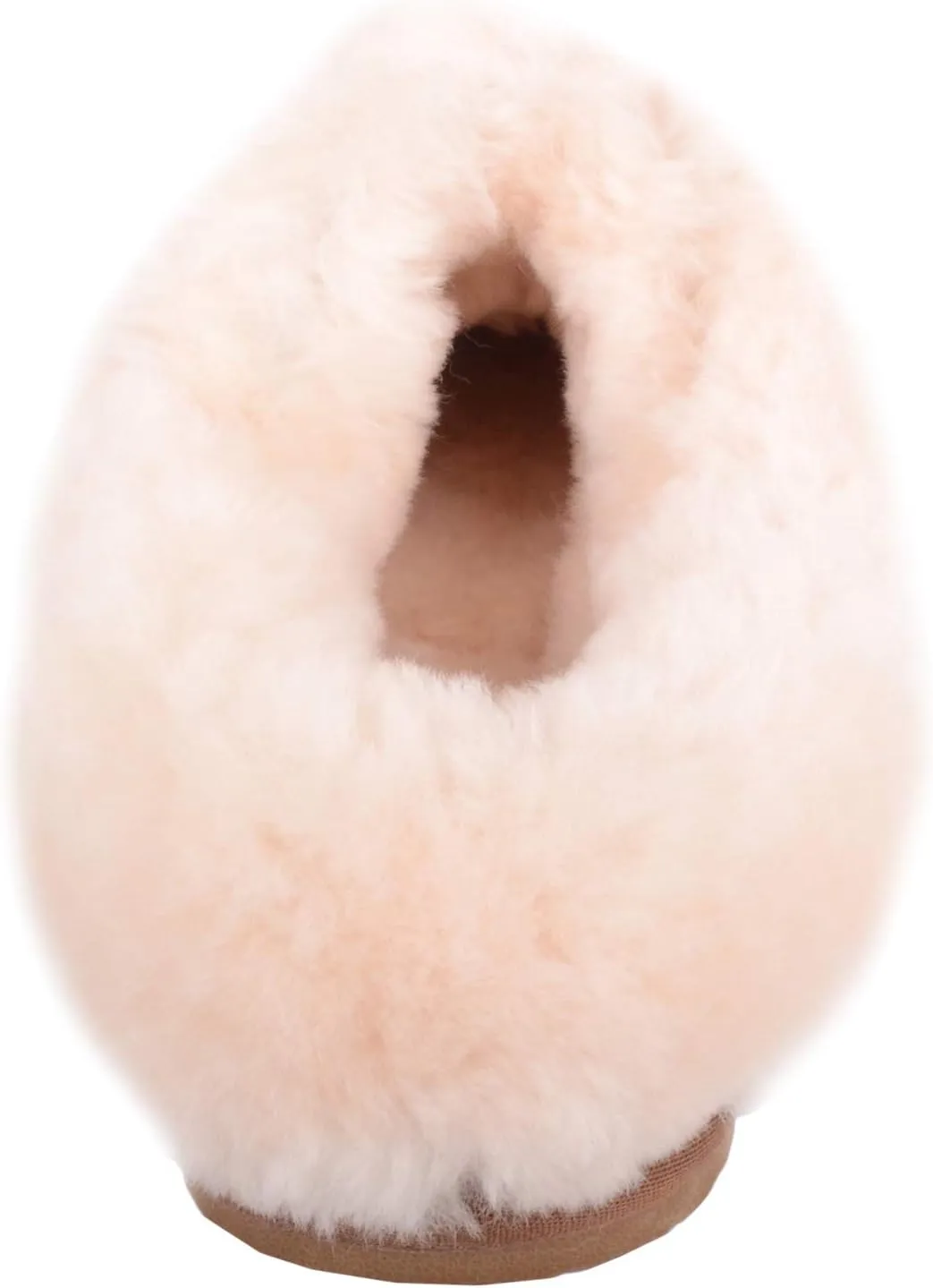 SNUGRUGS Women's Harriet Sheepskin Slipper Mule with Cuff