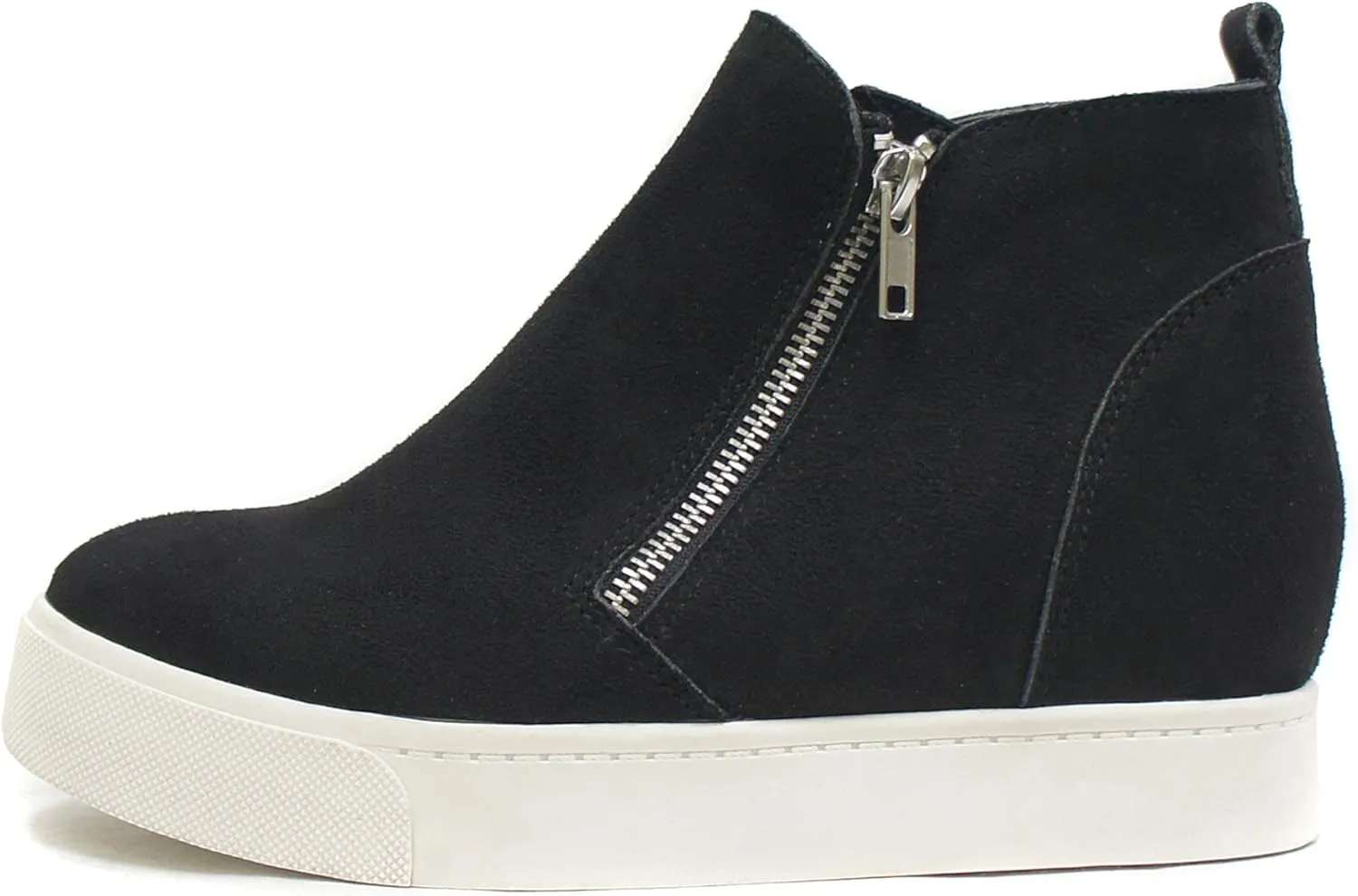 Soda Womens Taylor Nubuck Hight Top Slip On Fashion Sneakers