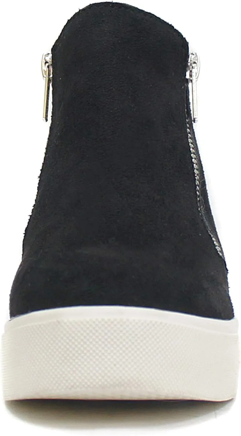 Soda Womens Taylor Nubuck Hight Top Slip On Fashion Sneakers