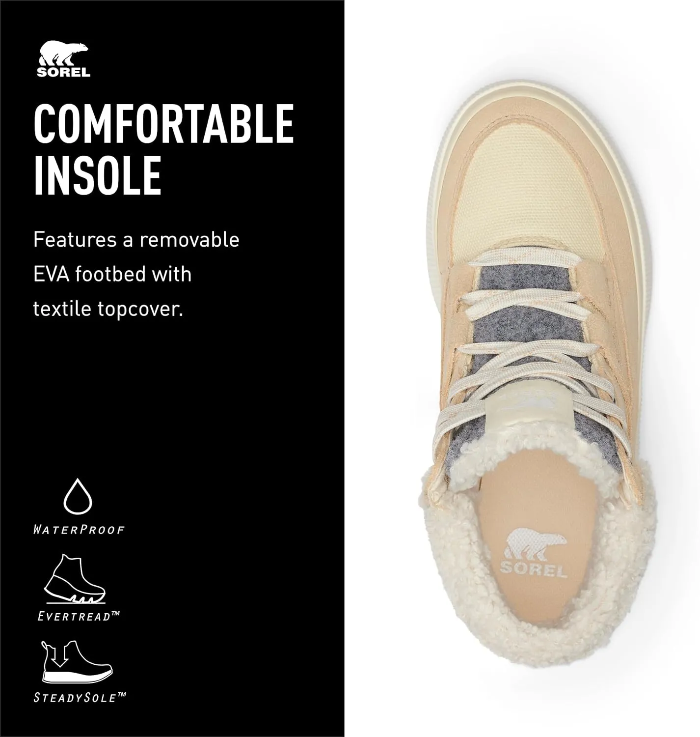 SOREL Women's Out N About lV Mid Waterproof Sneaker