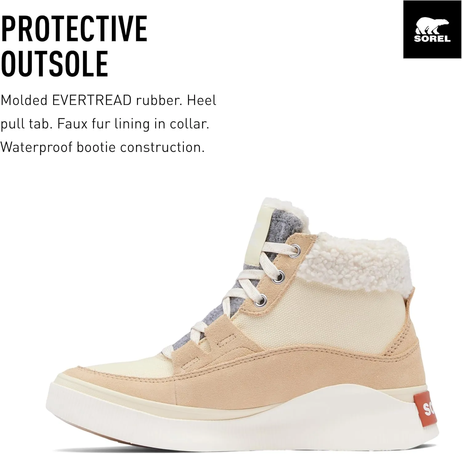 SOREL Women's Out N About lV Mid Waterproof Sneaker