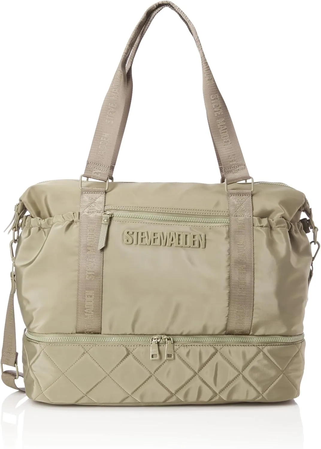 Steve Madden Barri Quilted Overnighter with Shoe Compartment