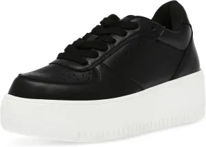 Steve Madden Women's Rocket Sneaker, Black, 10