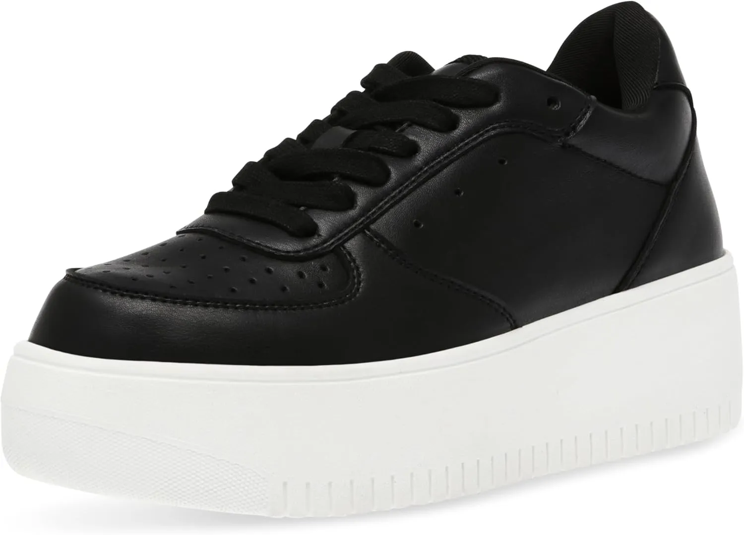 Steve Madden Women's Rocket Sneaker, Black, 10