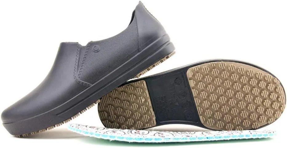 Sticky Slip On Work Shoe for Women - Nursing - Chef - Waterproof Non-Slip Comfortable Shoes