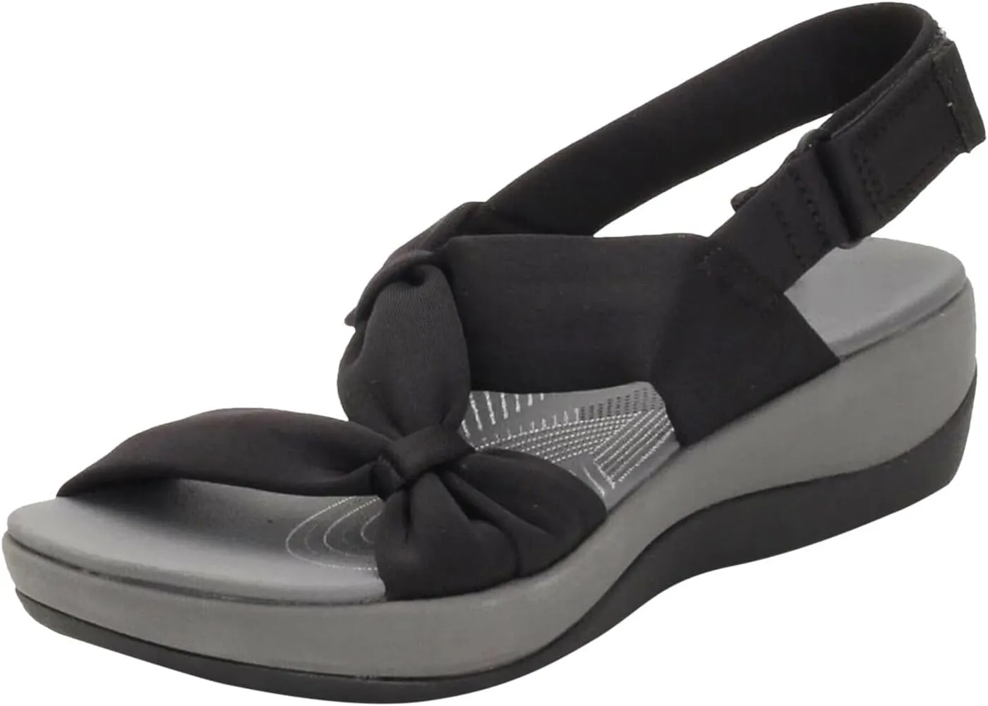 SuanlaTDS Wedge Sandals Platform Comfortable Open Toe Casual Summer Orthopedic Sandals with Adjustable Hook & Loop Beach Outdoor Walking Shoes Wedges Low Heels Flatform Flat Sandals