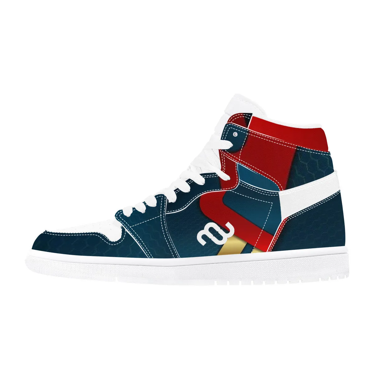Synthetic Responsive Top Record-breaking sale Leather Money High Bushae Sneaker D17