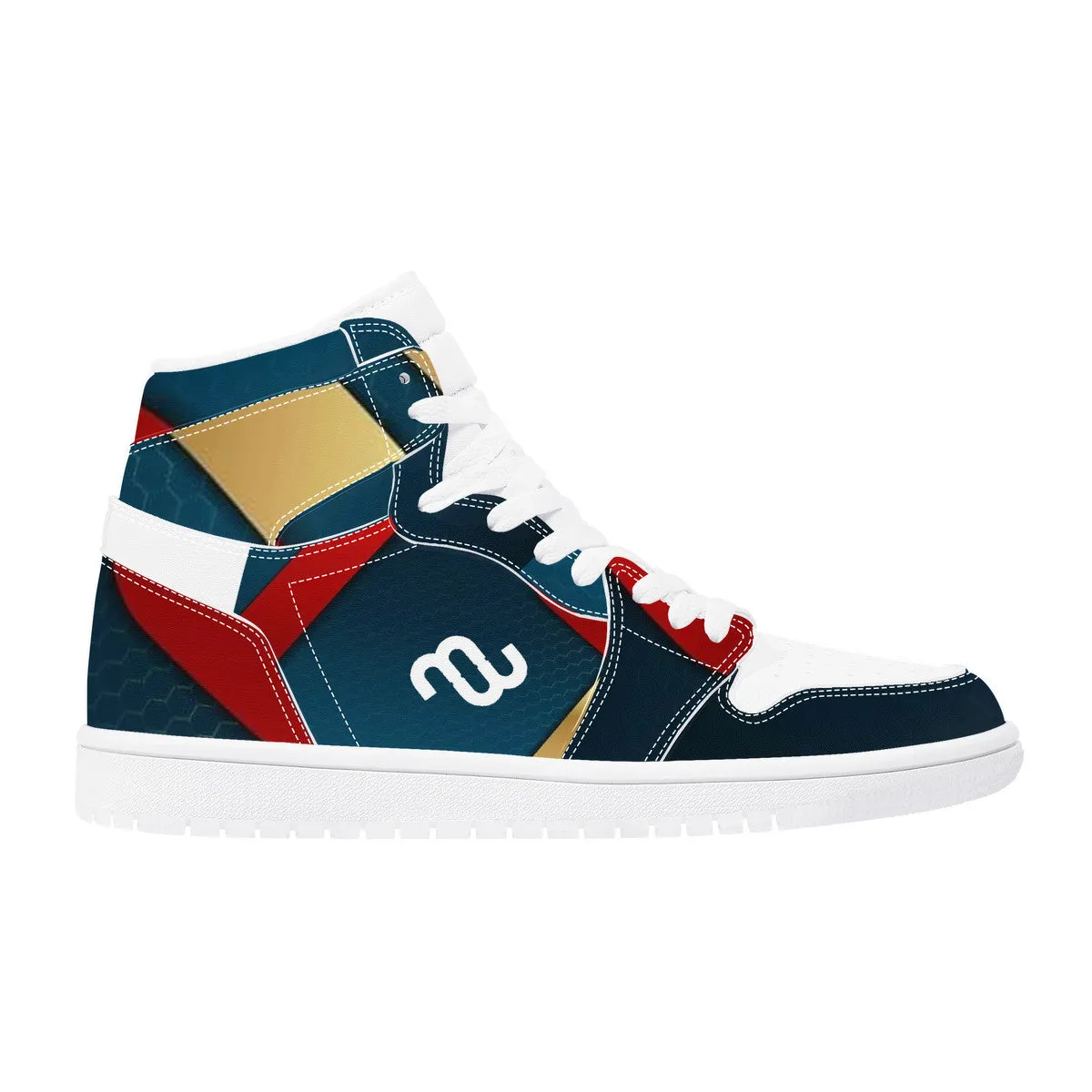 Synthetic Responsive Top Record-breaking sale Leather Money High Bushae Sneaker D17