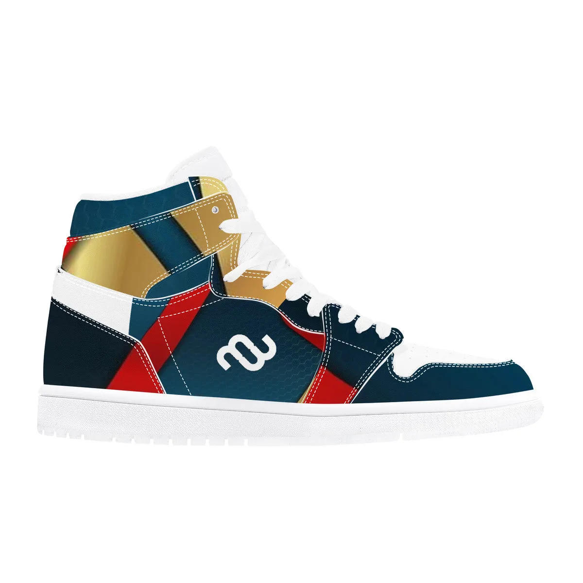 Synthetic Responsive Top Record-breaking sale Leather Money High Bushae Sneaker D17