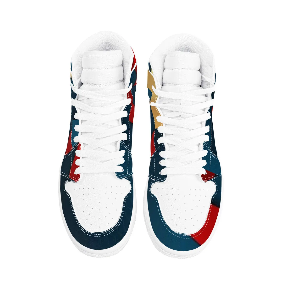 Synthetic Responsive Top Record-breaking sale Leather Money High Bushae Sneaker D17