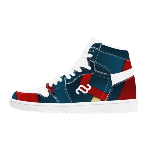 Synthetic Responsive Top Record-breaking sale Leather Money High Bushae Sneaker D17