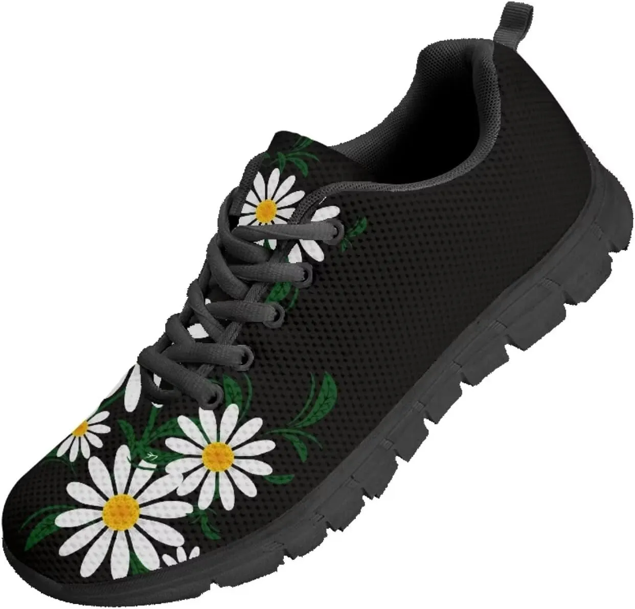 SYtrade Womens Slip On Running Shoes Lace-up Athletic Tennis Sneaker