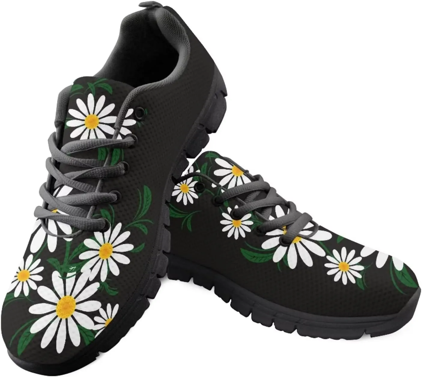 SYtrade Womens Slip On Running Shoes Lace-up Athletic Tennis Sneaker