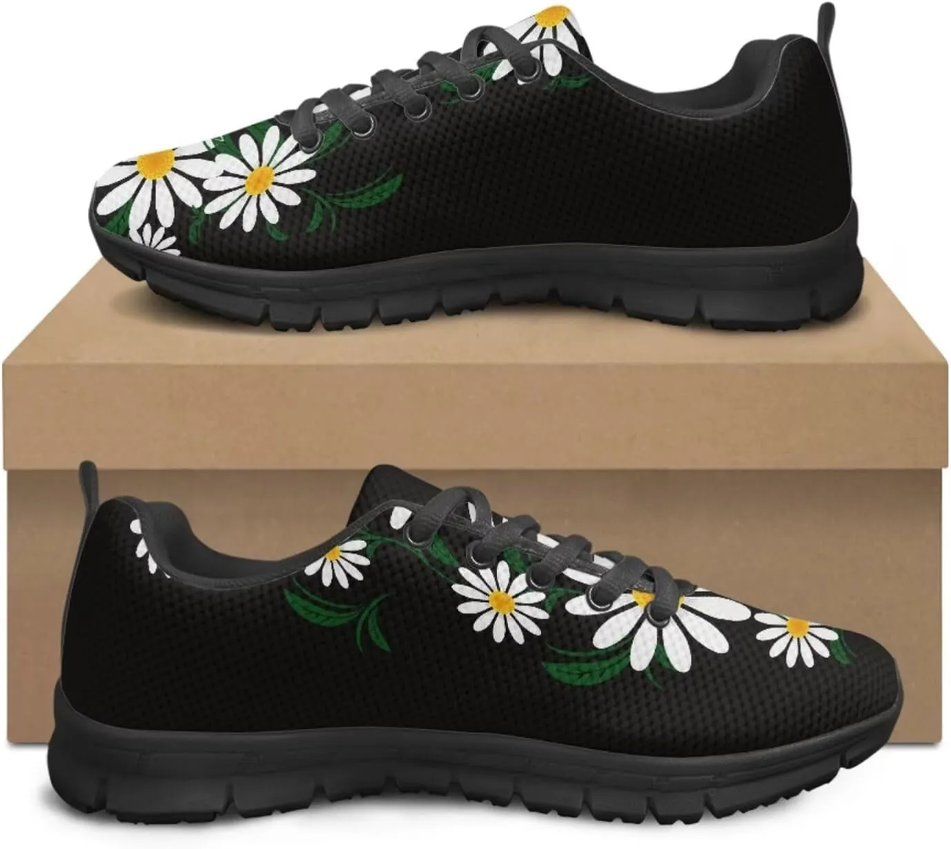 SYtrade Womens Slip On Running Shoes Lace-up Athletic Tennis Sneaker