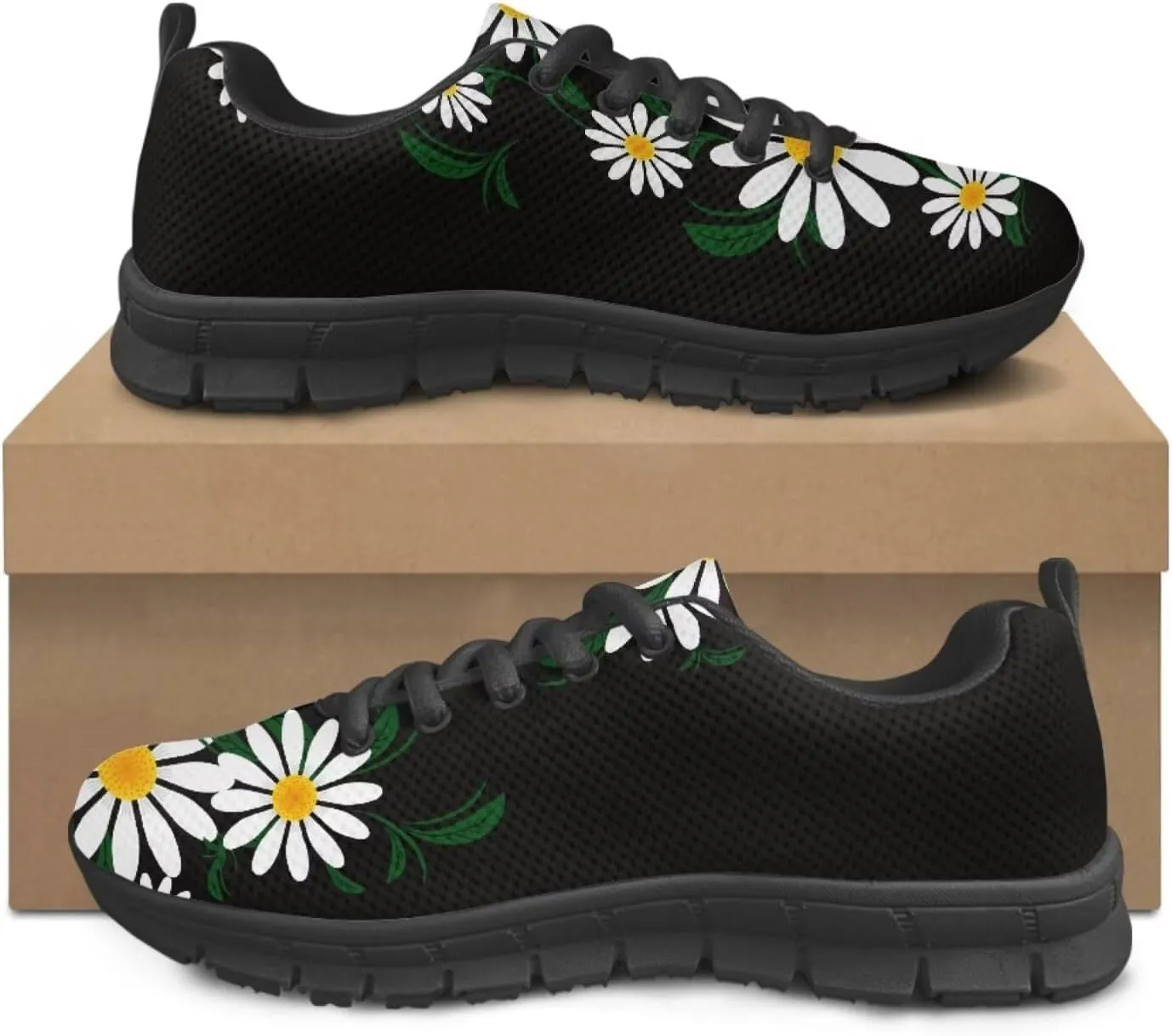 SYtrade Womens Slip On Running Shoes Lace-up Athletic Tennis Sneaker