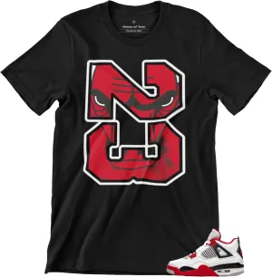 T Shirt to Match Jordan Black Red White 1 2 3 4 5 6 7 8 9 10 11 12 13 Men's Graphic Tee
