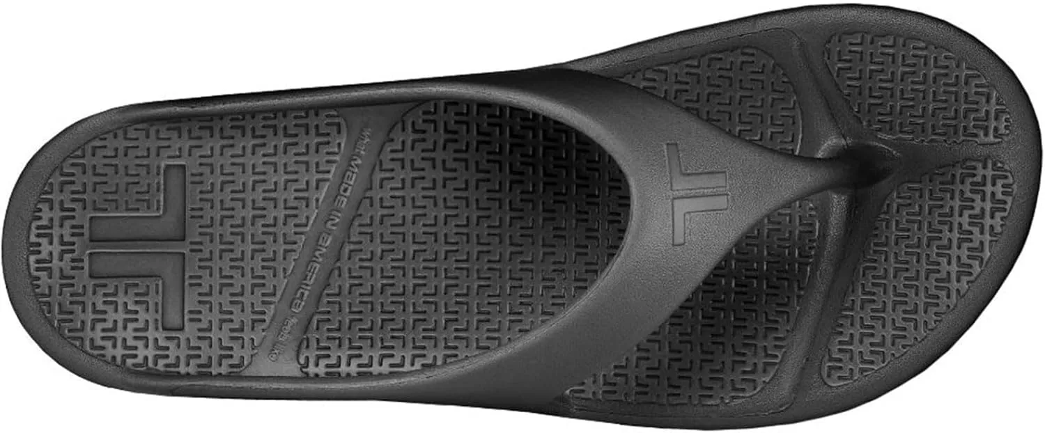 TELIC Unisex Energy Made in USA Pillow-Soft, Supportive, Lightweight, Waterproof Arch Support Flip Flops for Beach & Pool