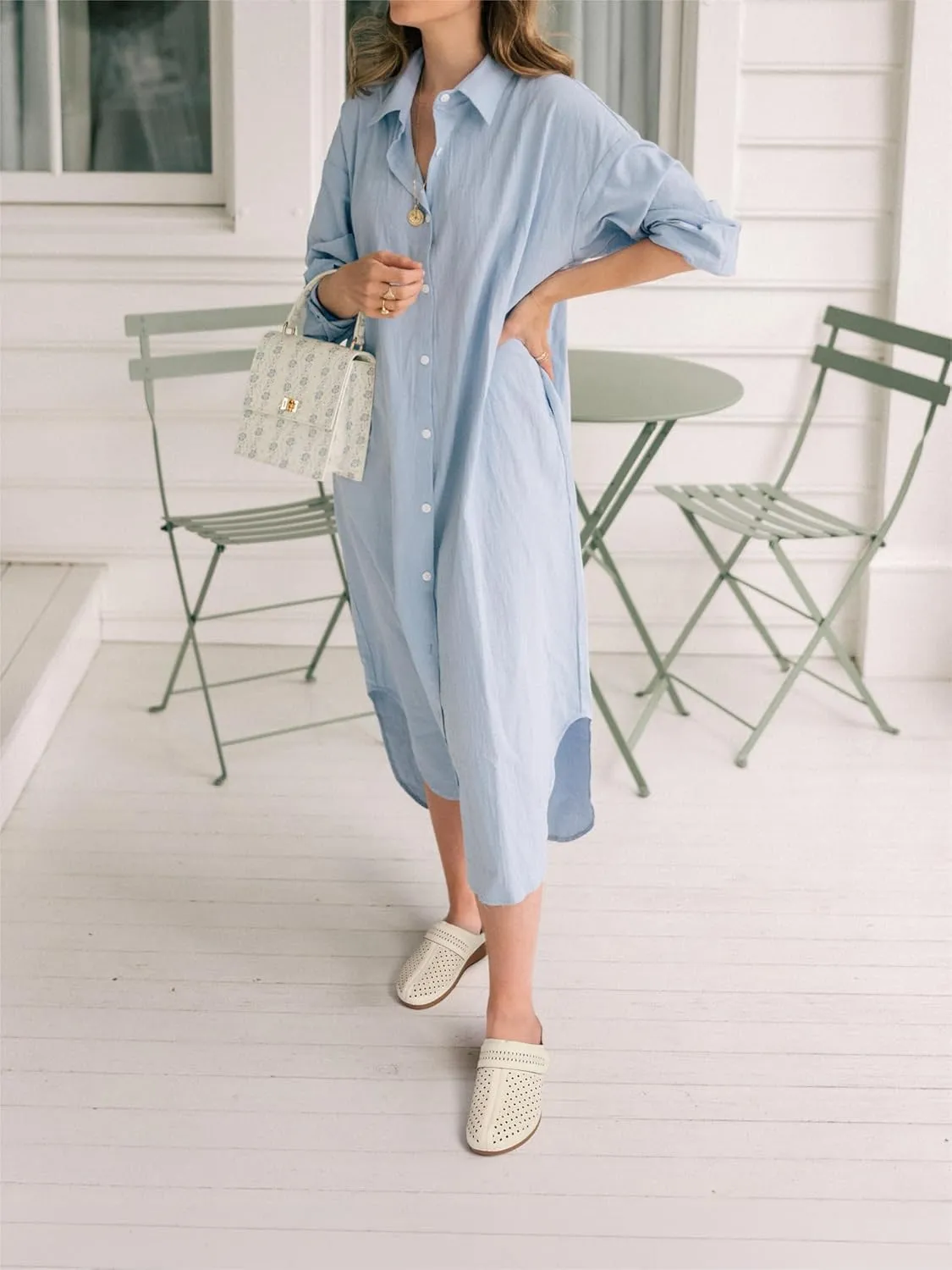 TEMOFON Clogs for Women Mules Shoes: Comfortable Arch Support Closed Toe Sandals Backless Low Wedge Slip on Shoes