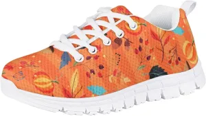 Tennis Shoes for Kids Girls Lightweight Running Sneakers Breathable Mesh Comfy Cute Print Walking Shoes