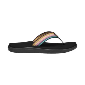 Teva Women's Voya Flip Flop - Antiguous Black Multi