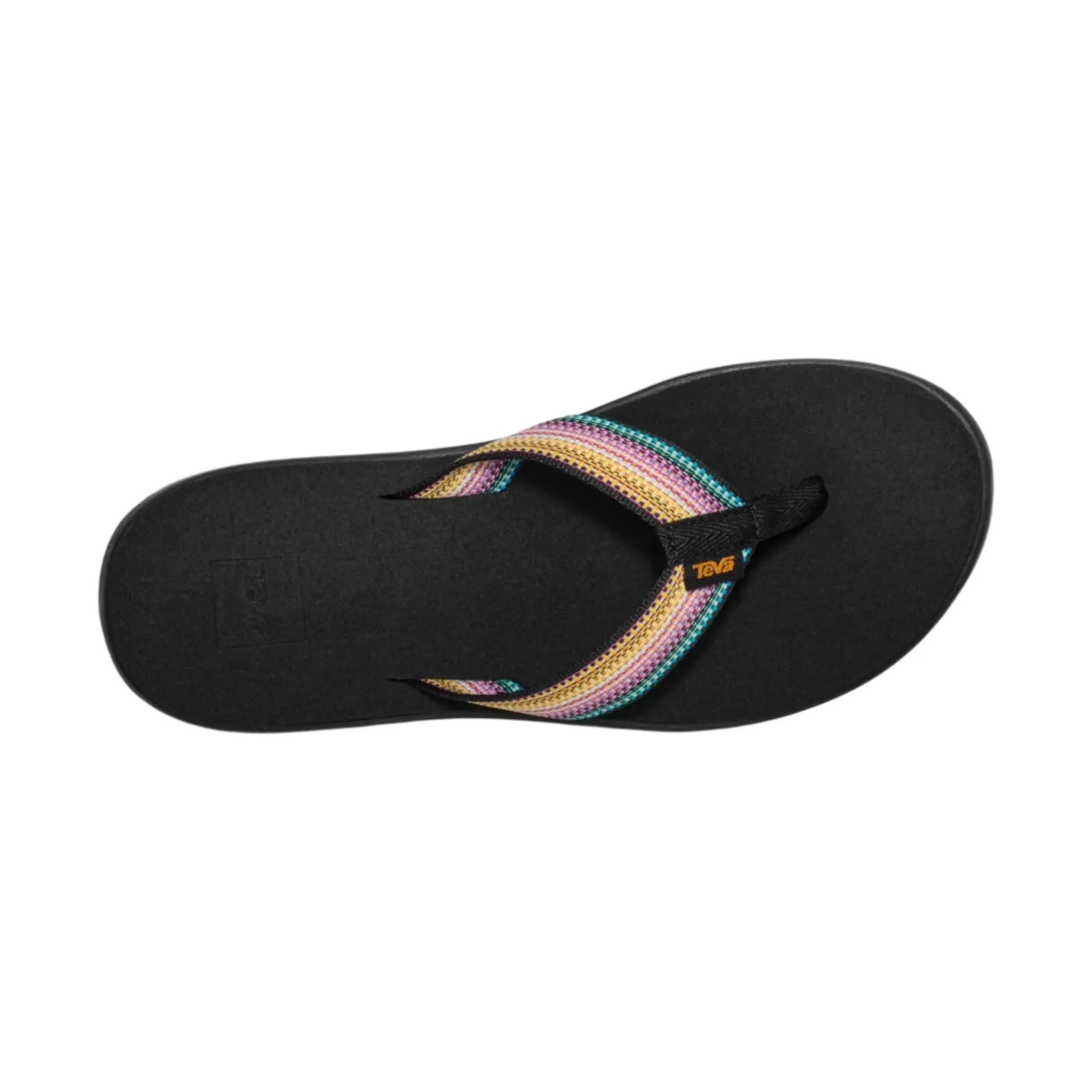 Teva Women's Voya Flip Flop - Antiguous Black Multi