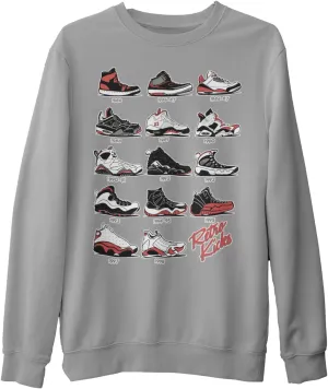 The Original Retro Kicks Crewneck Sweatshirt to match Jordan Sneakers Streetwear Urban Hip Hop Kicks