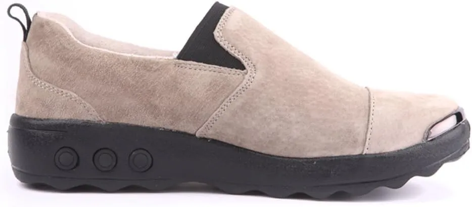 Therafit Samantha Women's Suede Slip On Casual Shoe - for Plantar Fasciitis/Foot Pain