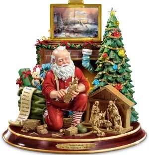 Thomas Kinkade The True Meaning of Christmas Tabletop Centerpiece