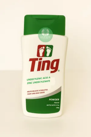 Ting Foot Powder – 5.6oz (160g) – With Undecylenic Acid & Zinc Undecylenate - keep your feet feeling dry and fresh