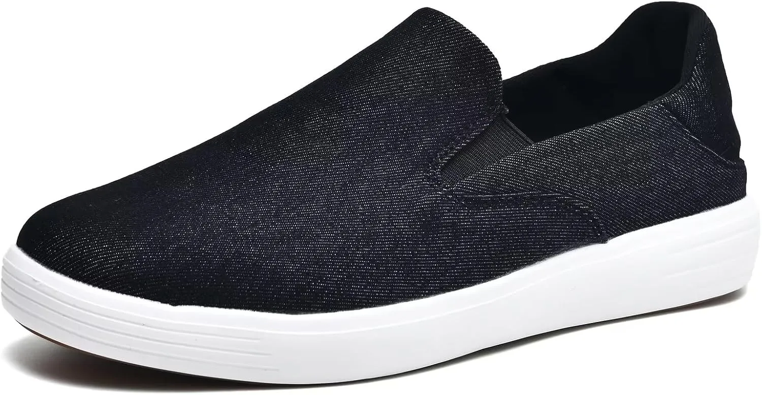 TIOSEBON Men's Mesh Slip on Walking Shoes-Comfortable Drving Loafer Fashion Sneaker