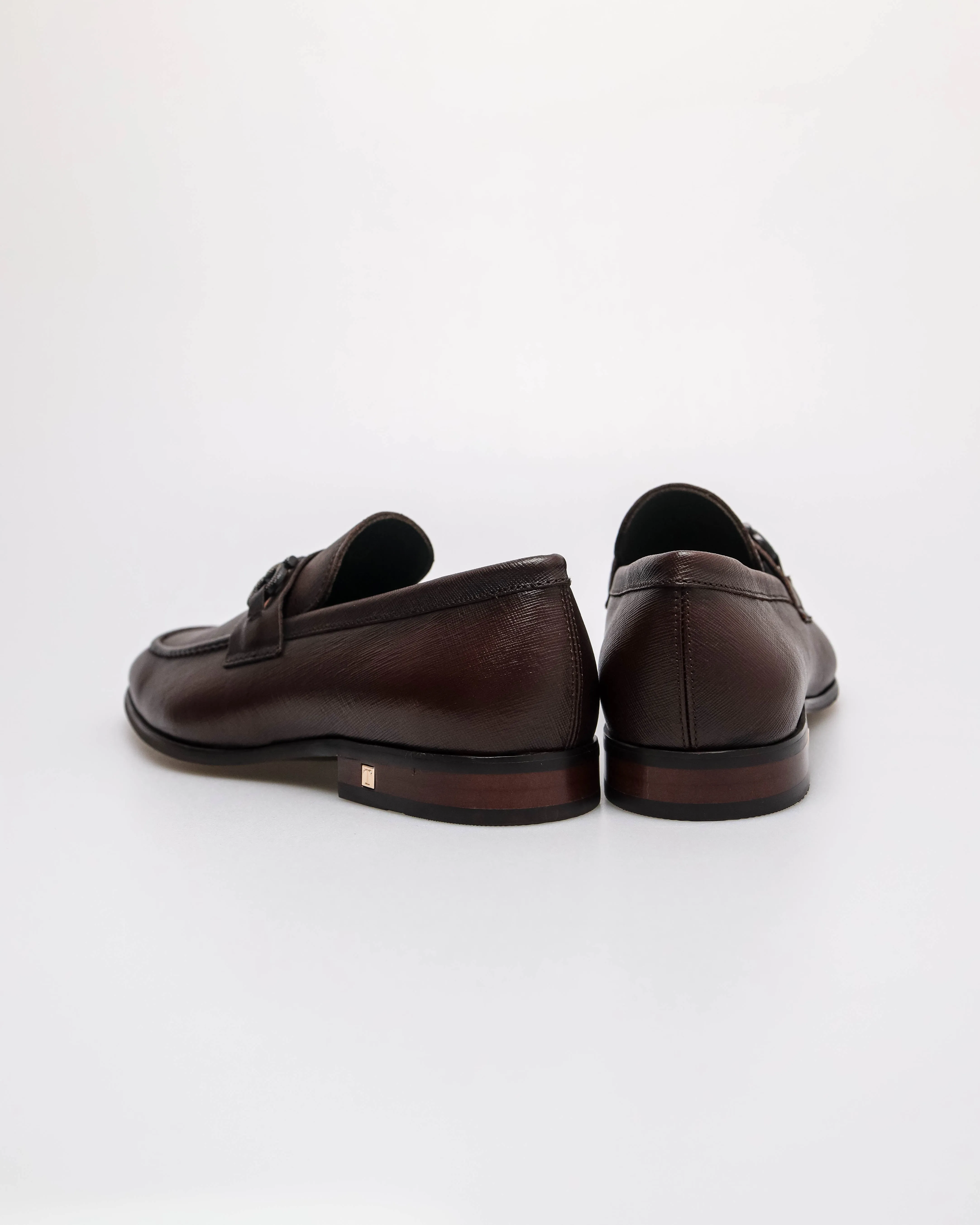 Tomaz F330 Men's Textured Horsebit Loafers