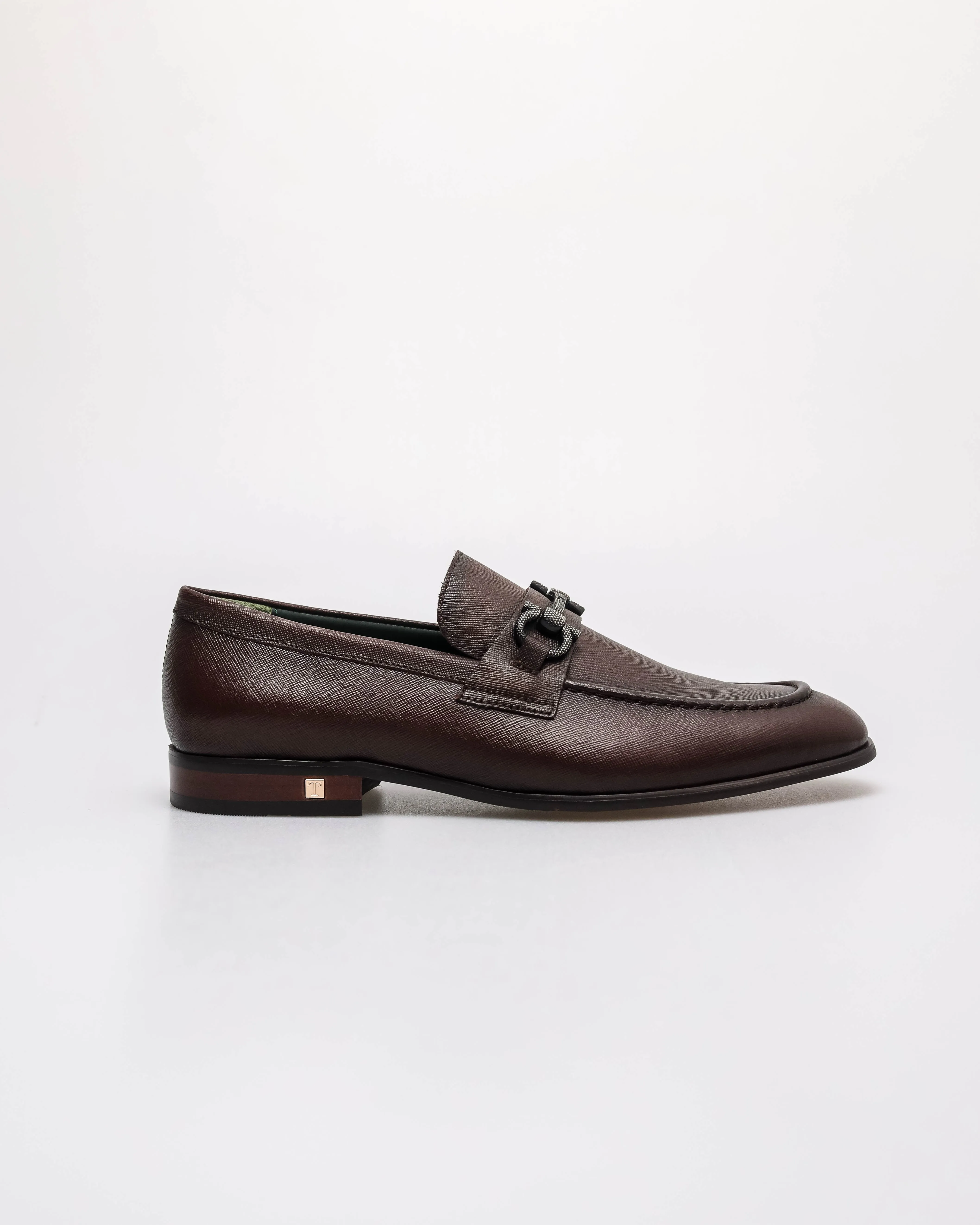 Tomaz F330 Men's Textured Horsebit Loafers