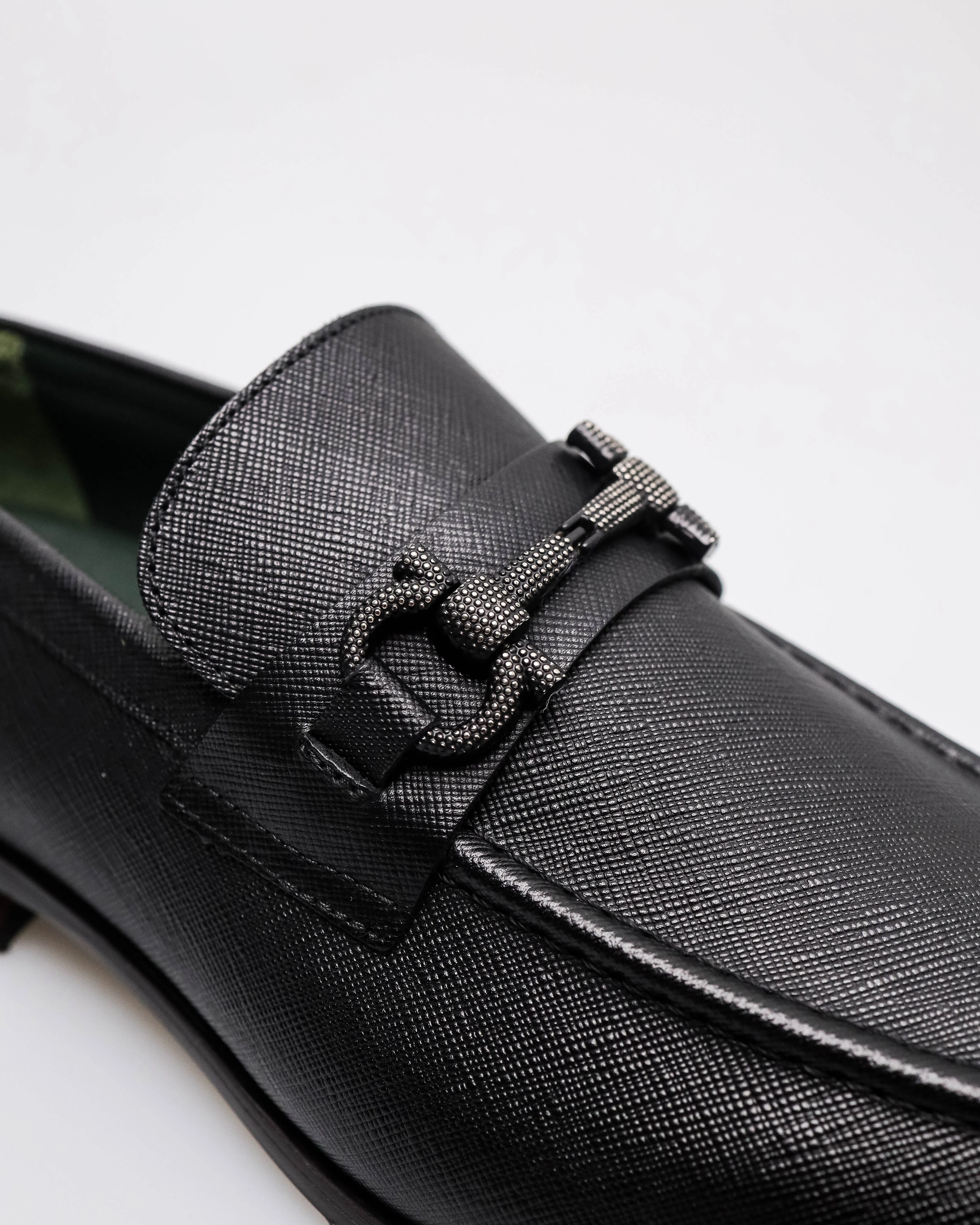 Tomaz F330 Men's Textured Horsebit Loafers