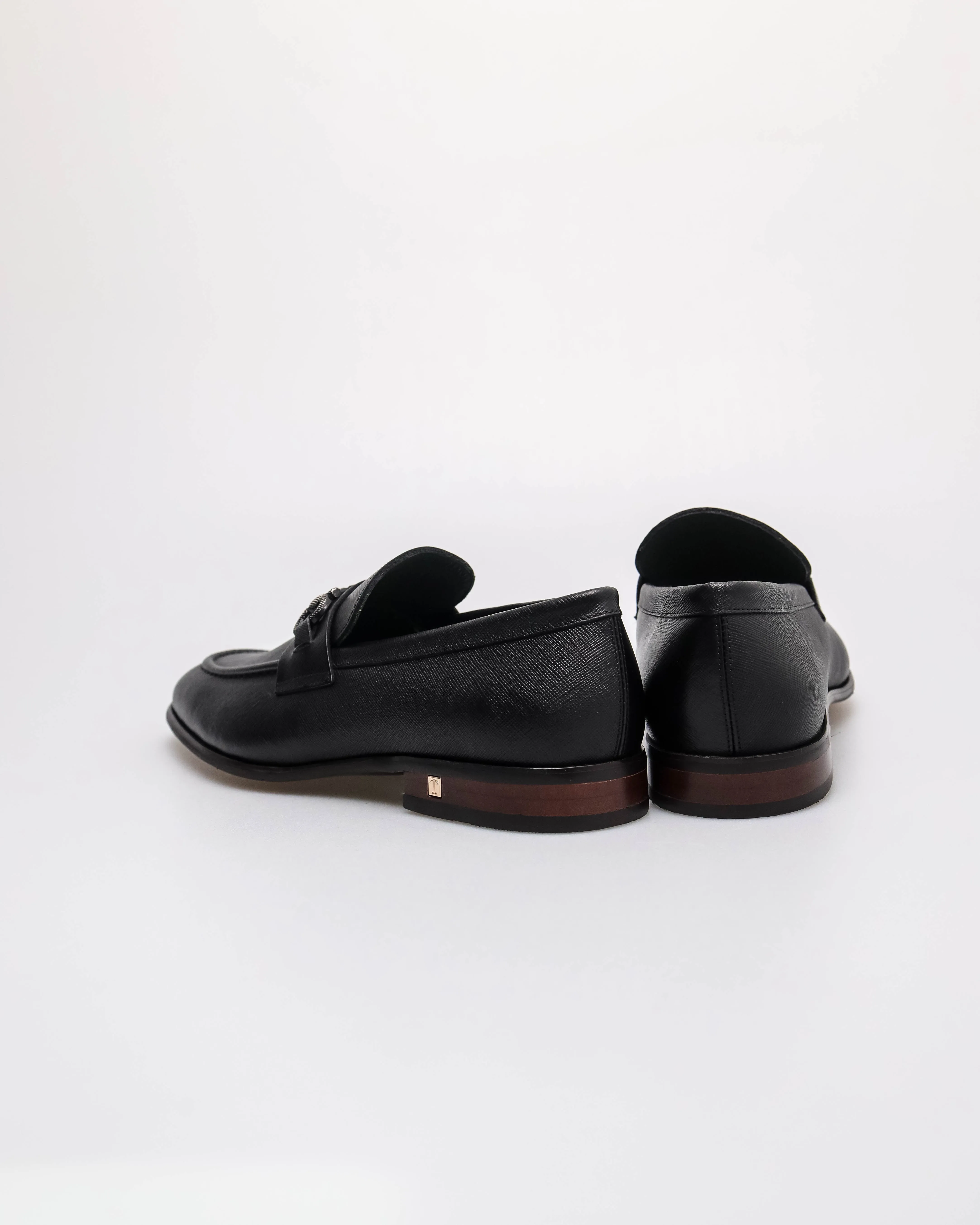 Tomaz F330 Men's Textured Horsebit Loafers