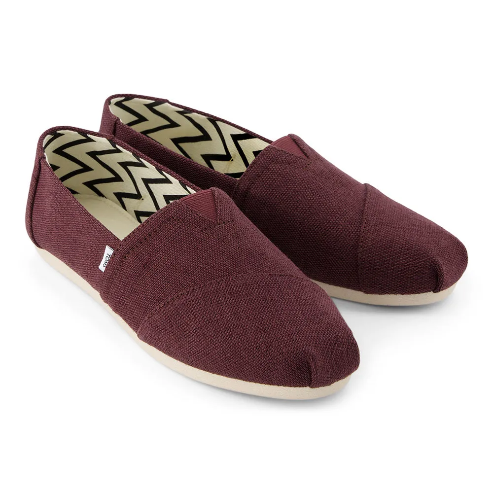 Toms Alpargata Burgundy USW5