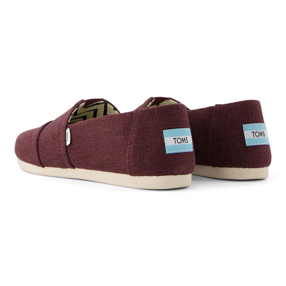 Toms Alpargata Burgundy USW5